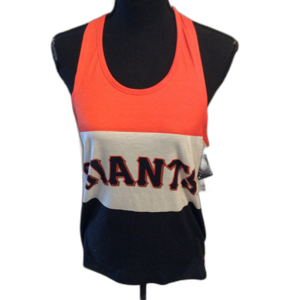 New NWT San Francisco Giants Genuine Merch Tank Twisted Back Medium